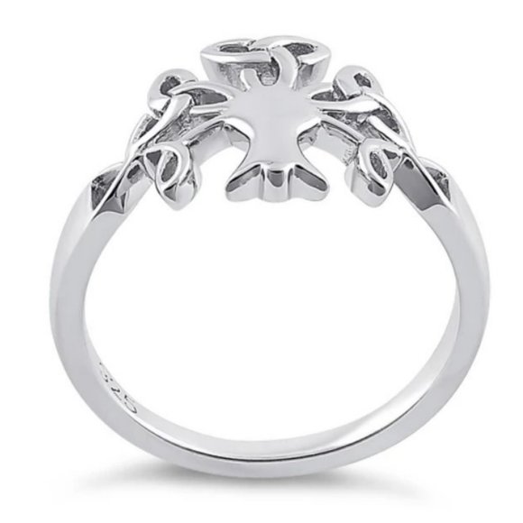 925 STERLING SILVER Celtic Endless Knot Tree Of Life Ring - Picture 13 of 14